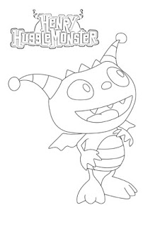 226x320 Henry Hugglemonster Coloring Pages All Free Coloring Page For Kids