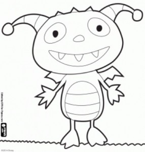 286x300 Dibujos De Henry Monstruito Para Colorear Disney Coloring Pages