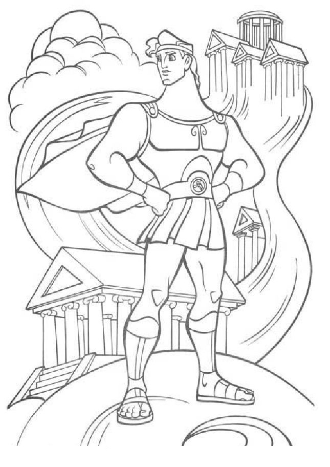 645x912 Hercules And Meg Coloring Pages