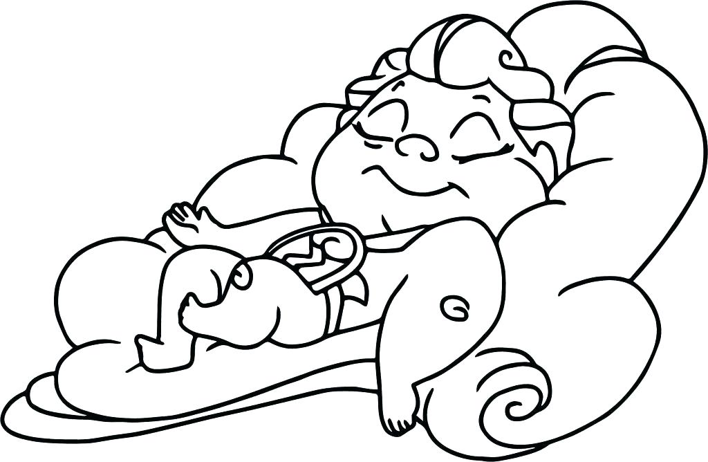 1024x668 Coloring Hercules Coloring Pages Tangled Free For Sleeping Baby