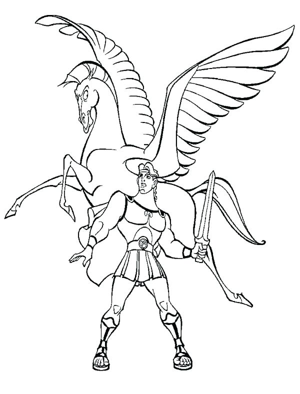 600x788 Hercules Meg Coloring Pages