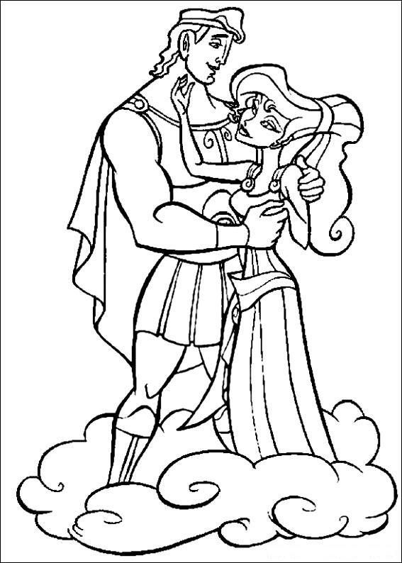 567x794 Hercules Coloring Page