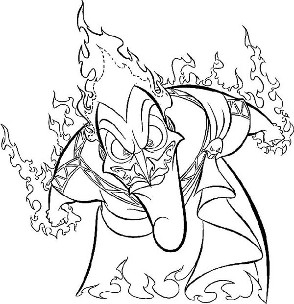 600x621 Hercules Coloring Pages