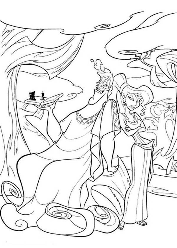 600x840 Enchanting Meg From Hercules Coloring Pages Photo