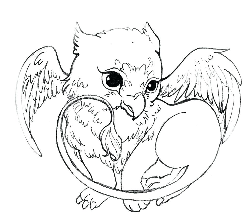 1024x889 Coloring Page Greek Mythology Coloring Pages Baby Griffin Page