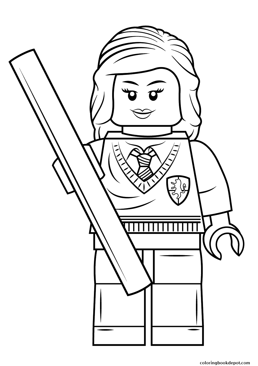 1060x1500 Lego Hermione Granger Harry Potter Coloring Pages