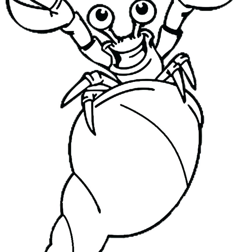 Hermit Crab Coloring Page at GetDrawings | Free download