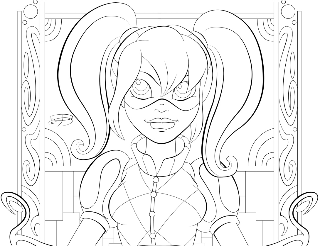 1090x839 Girl Superhero Coloring Pages Page Dc Super Hero Girls Arilitv