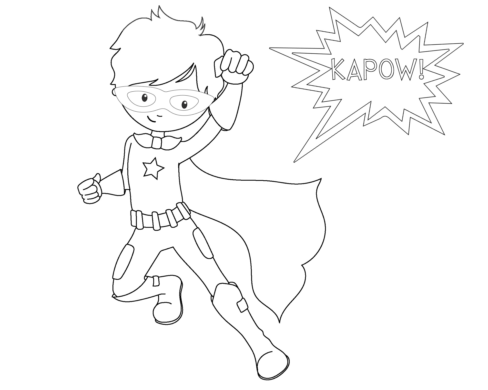 2000x1600 Free Superhero Coloring Pages Super Hero Sheets Page Inside