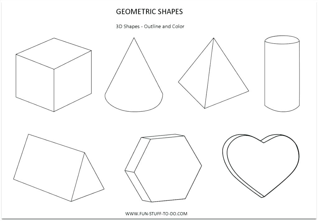 1023x710 Shapes Coloring Pages Shapes Coloring Page Shape Coloring Pages