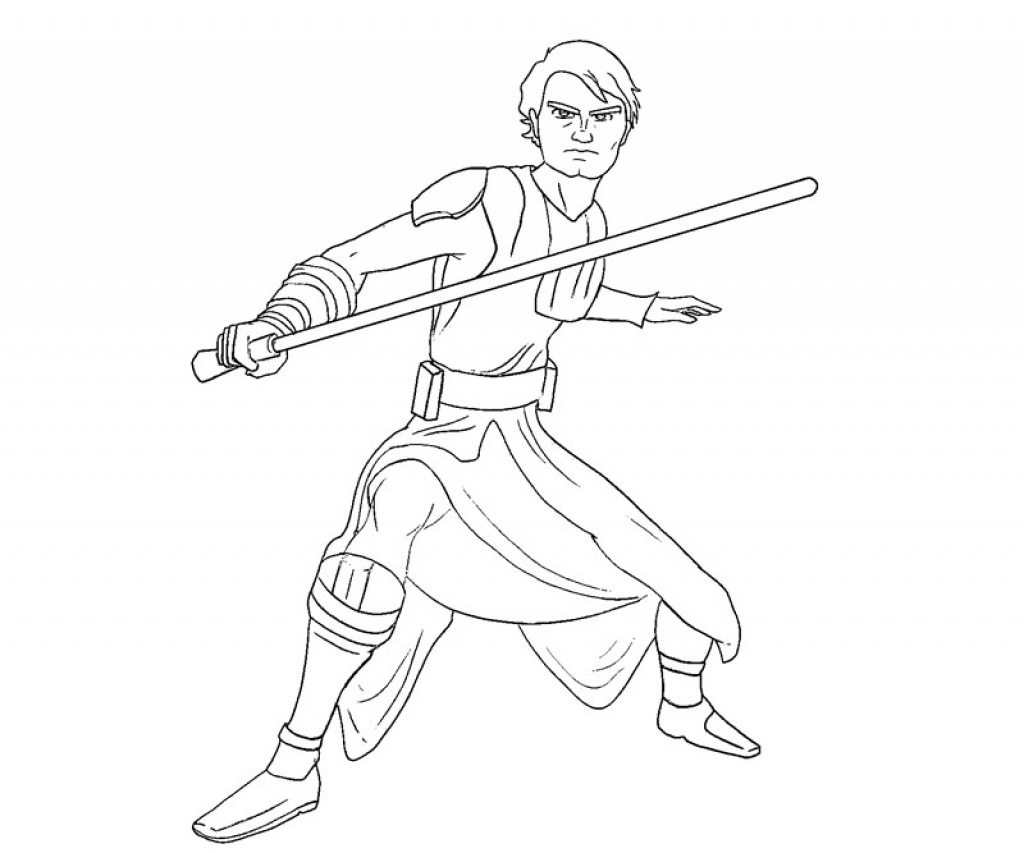 1024x853 Anakin Skywalker Coloring Pages Hicoloringpages Com