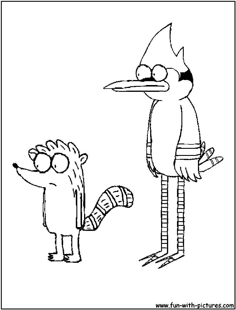 800x1050 Printable Coloring Regular Show Coloring Pages Colori And Hi