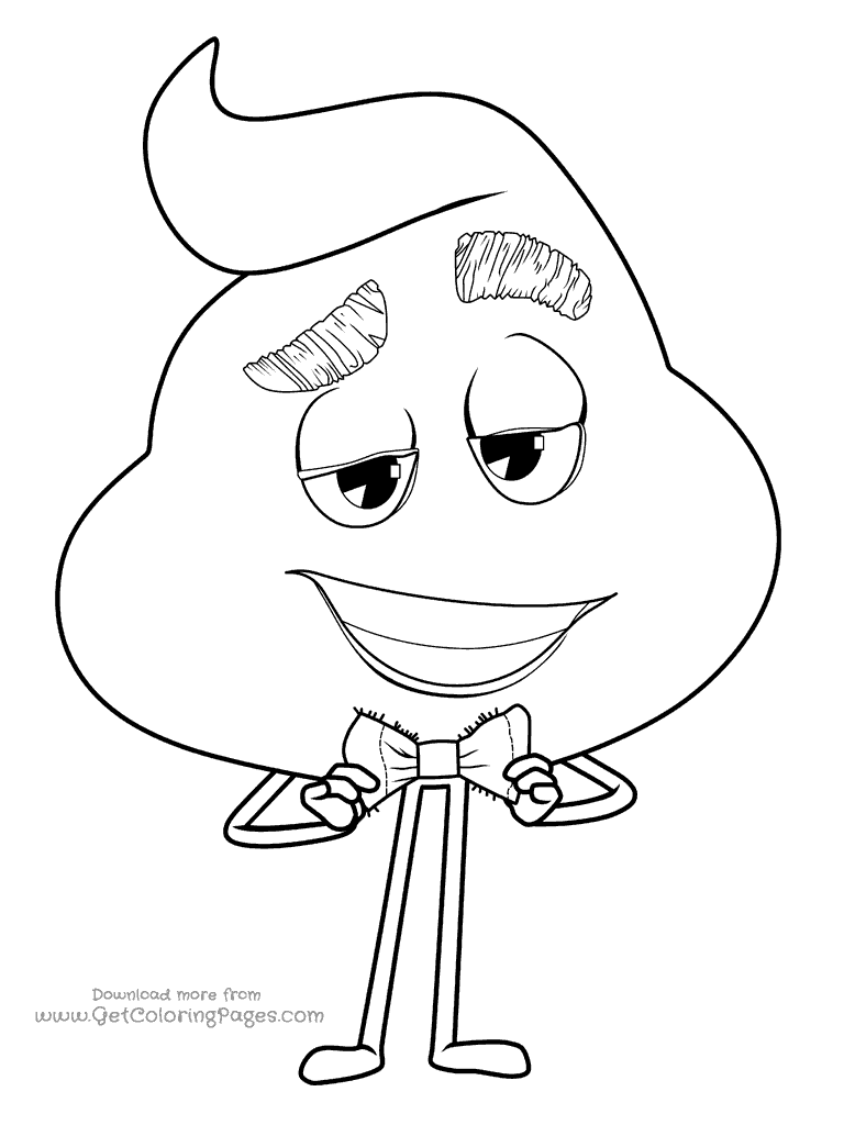 768x1024 The Emoji Movie Coloring Pages