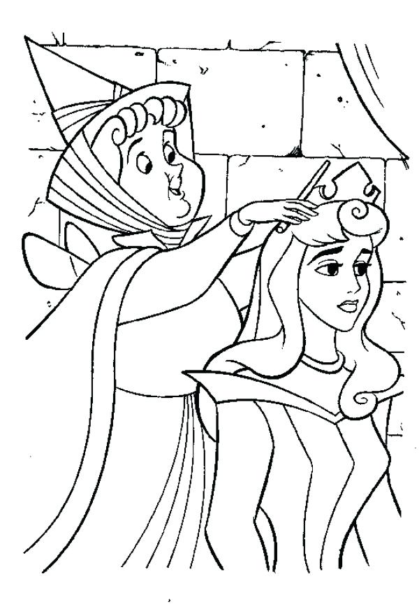 600x871 Sleeping Coloring Page Download Sleeping Beauty Coloring Pages