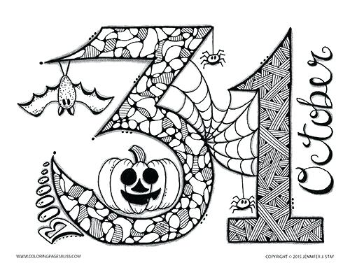 500x386 Halloween Hidden Pictures Coloring Pages Can Be Used As A Family
