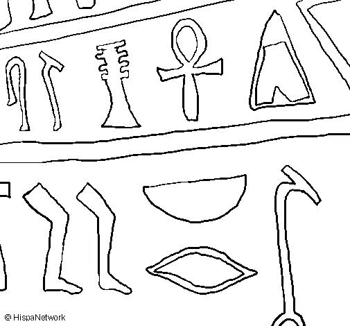 505x470 Egyptian Hieroglyphics Coloring Pages Hieroglyphics Coloring Pages