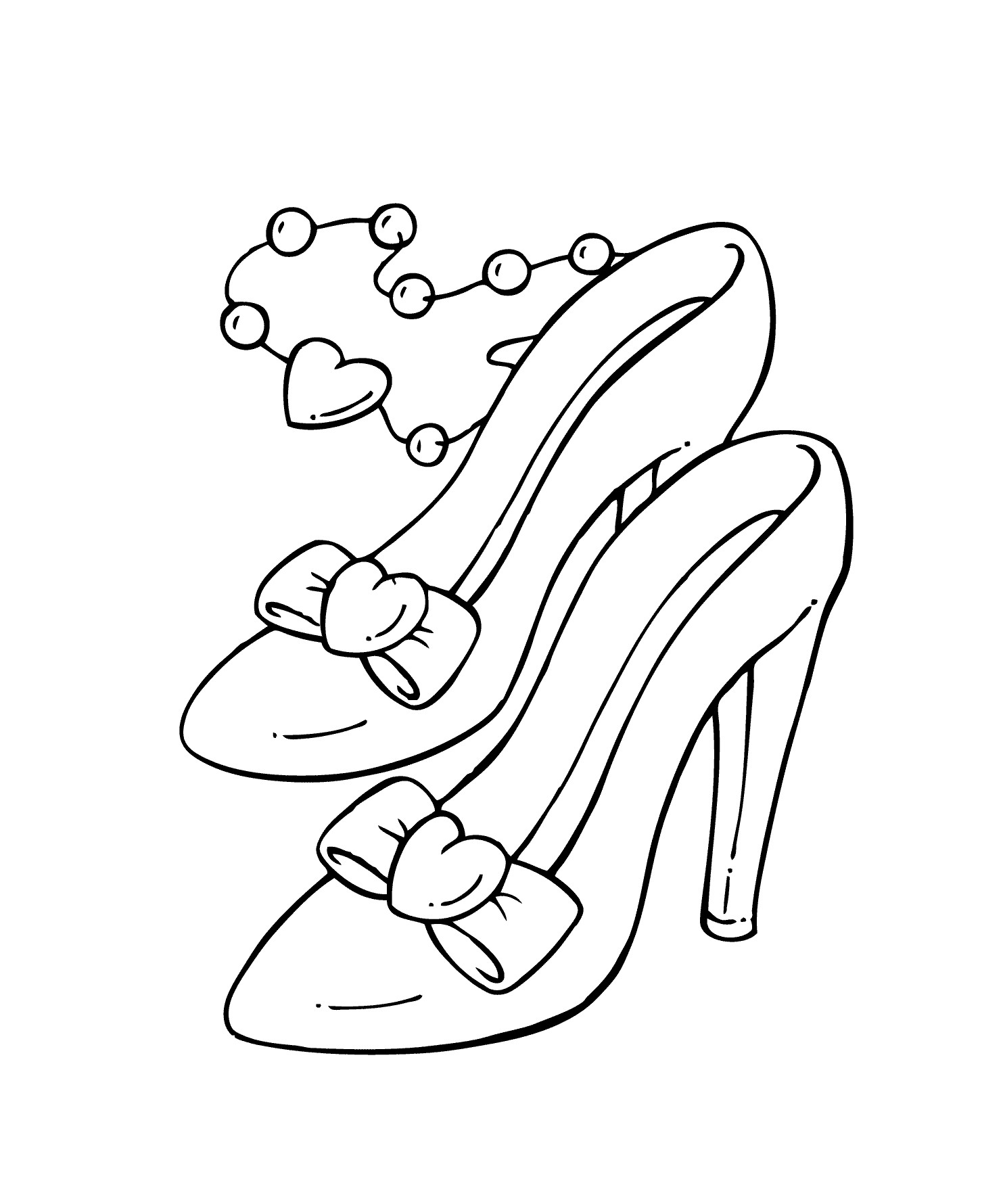 1483x1780 High Heels Coloring Pages Printable Coloring For Kids