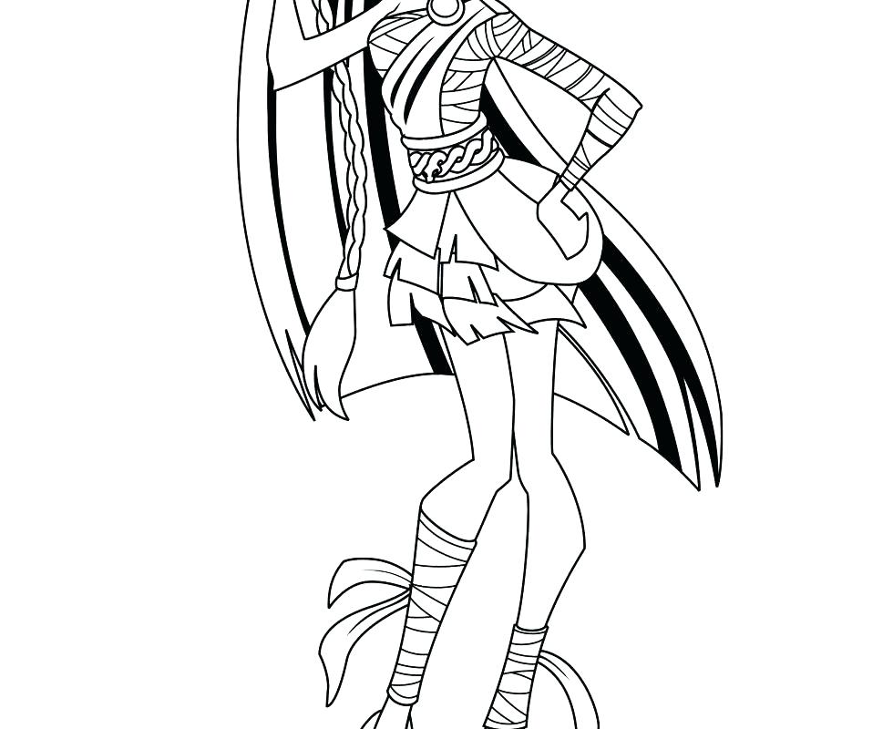 980x800 Monsters High Coloring Pages Monster High Colouring Pages Games