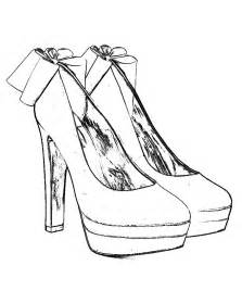 223x279 High Heel Shoe Coloring Page