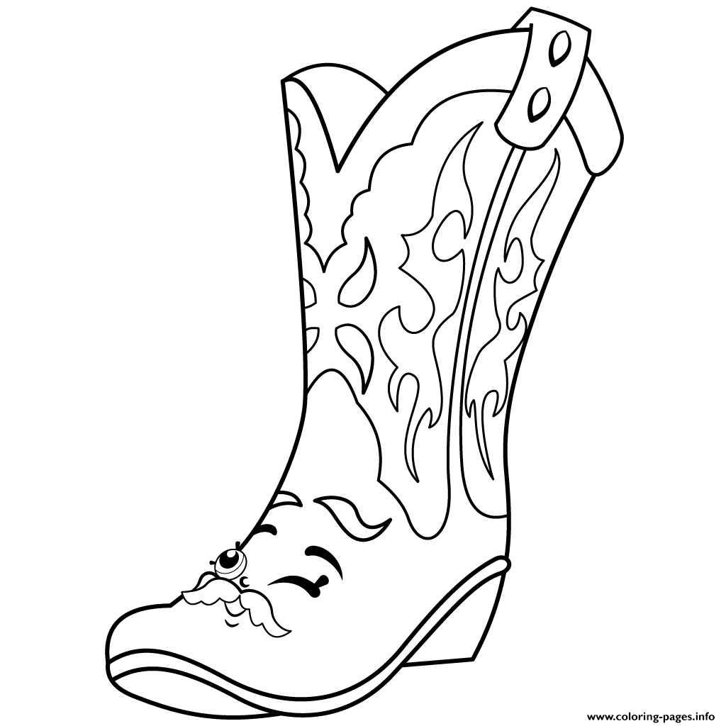 1024x1024 Shopkins Shoe Coloring Page Download