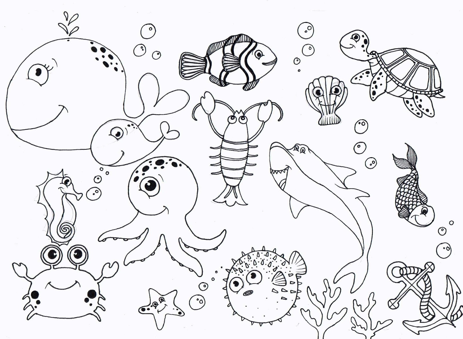 1600x1173 Under The Sea Coloring Pages Best Of Under Sea Coloring Pages High