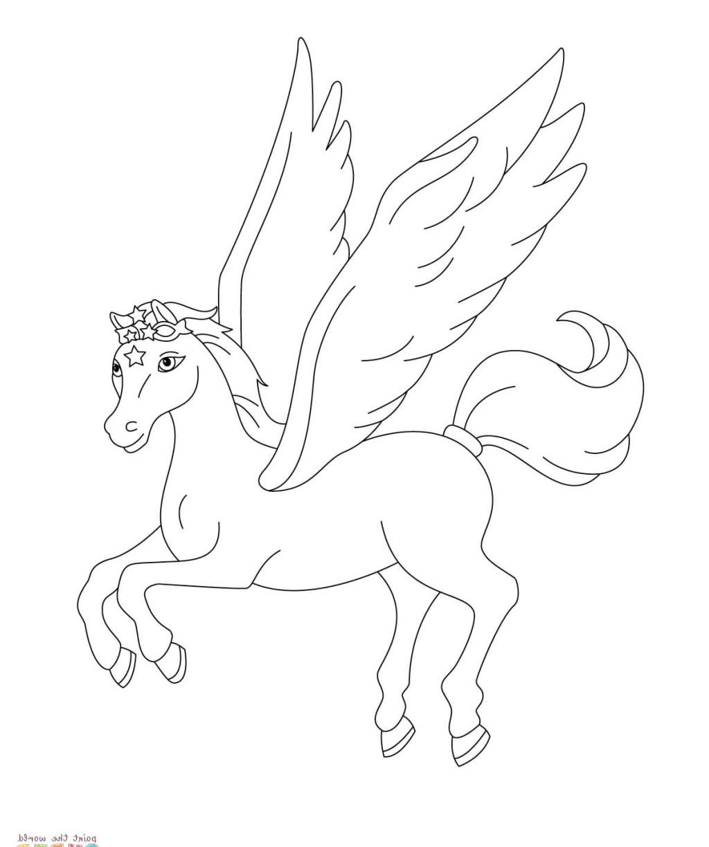 1024x1224 Unlimited Cute Pegasus Coloring Pages Pegasusoring With Wallpaper
