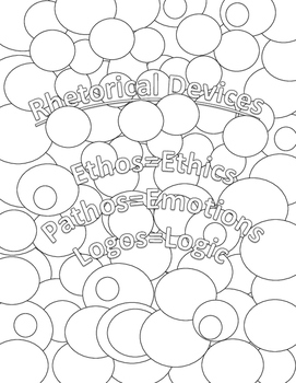 271x350 Literary Devices Coloring Pages High School Or Middle School Tpt