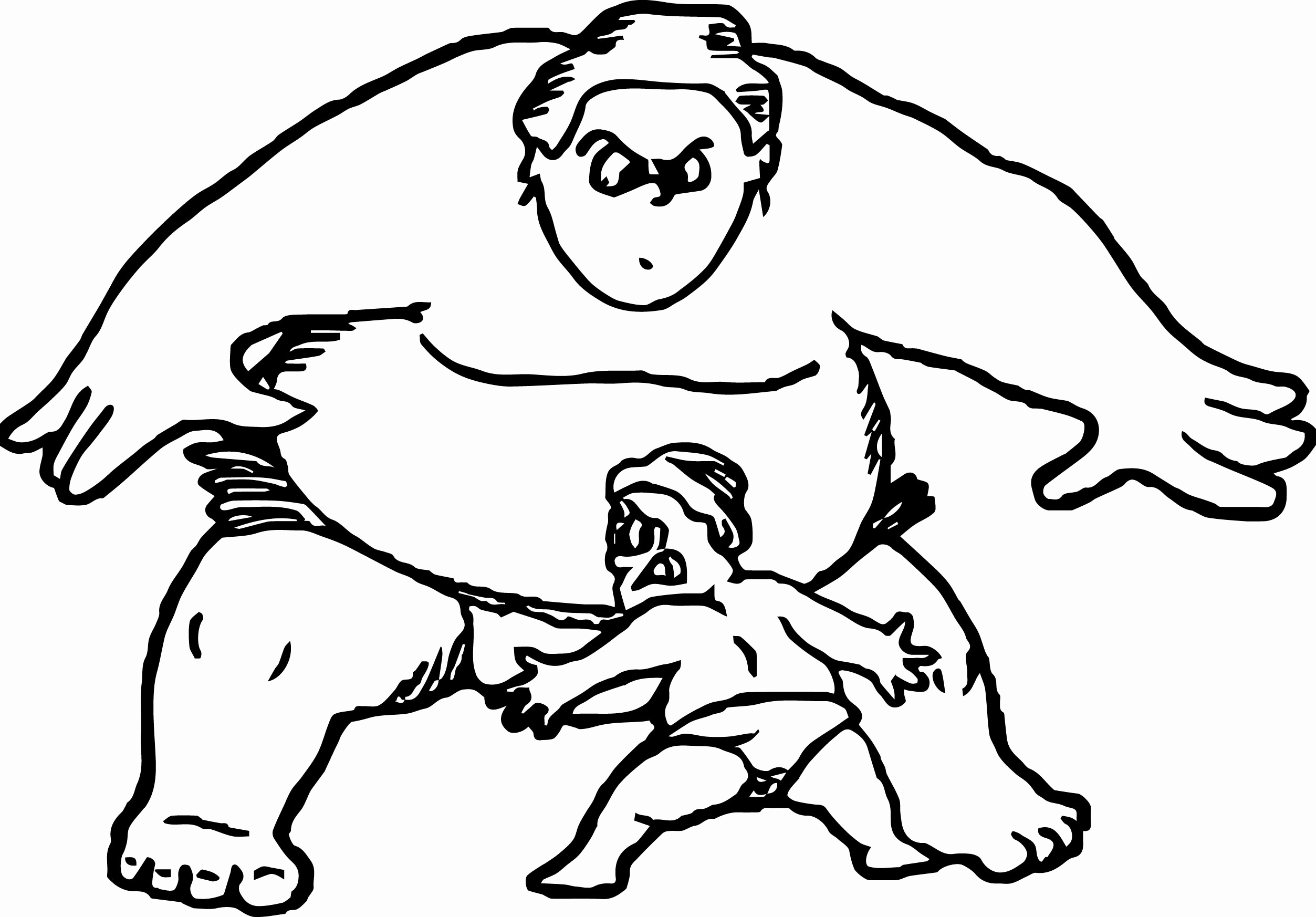 2506x1746 Wrestling Coloring Pages Unique Sport Graphics Sumo Wrestling