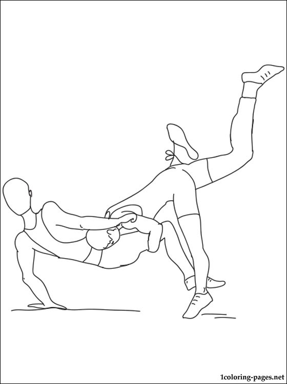 560x750 Wrestling Coloring Page Coloring Pages