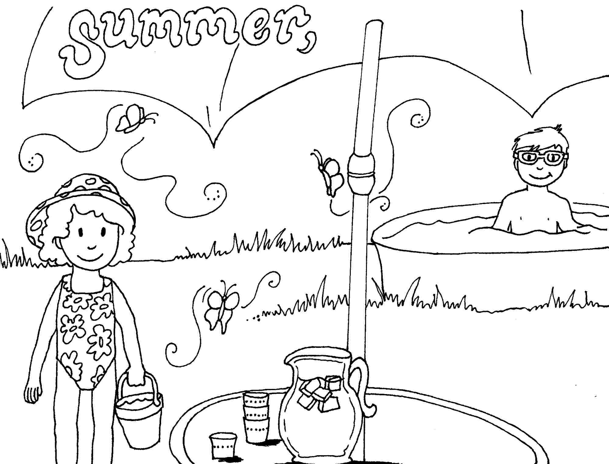 2000x1526 Coloring Pages Fall And Winter