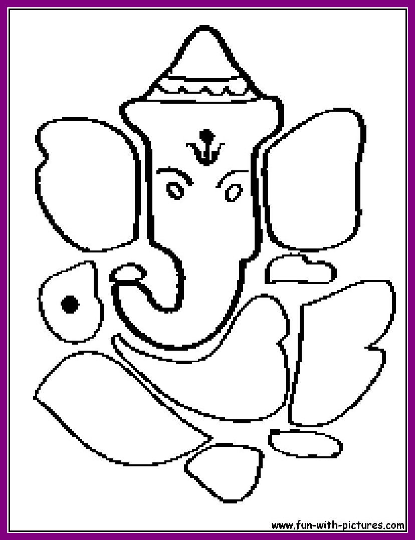 Hindu Coloring Pages at GetDrawings.com | Free for personal use Hindu