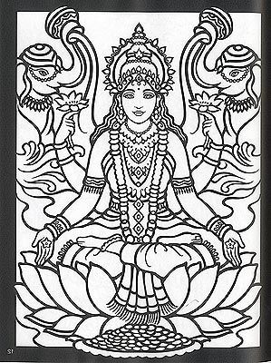 299x400 Keth Hindu Gods Coloring Colors Drawings