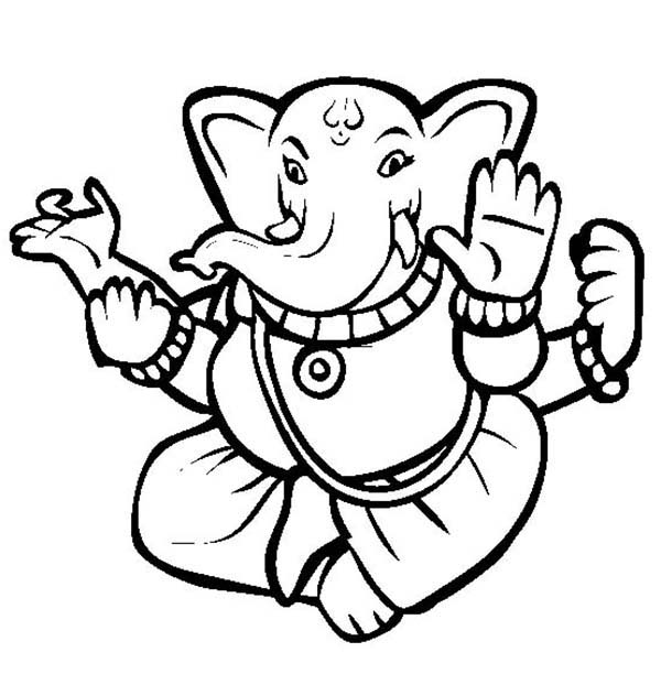 600x612 Divali Is Hindu Festival Of Light Coloring Page