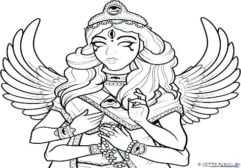 476x333 Hindu Coloring Pages