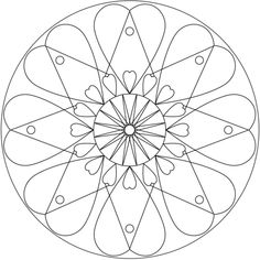 236x236 Hindu Mandala Coloring Page From Simple Mandalas Category Select