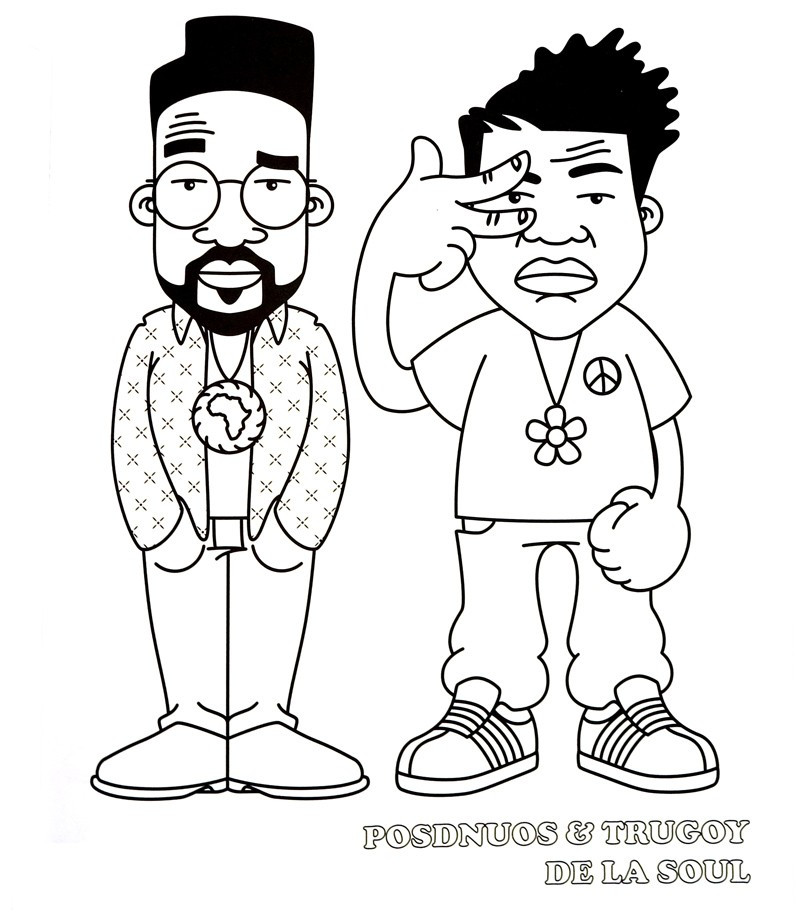 800x913 Delightful Design Hip Hop Coloring Book Artoyz
