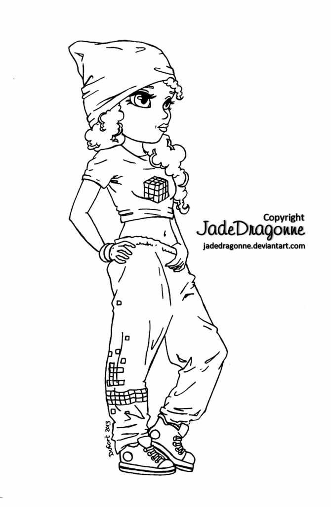 670x1024 Hip Hop Coloring Sheets