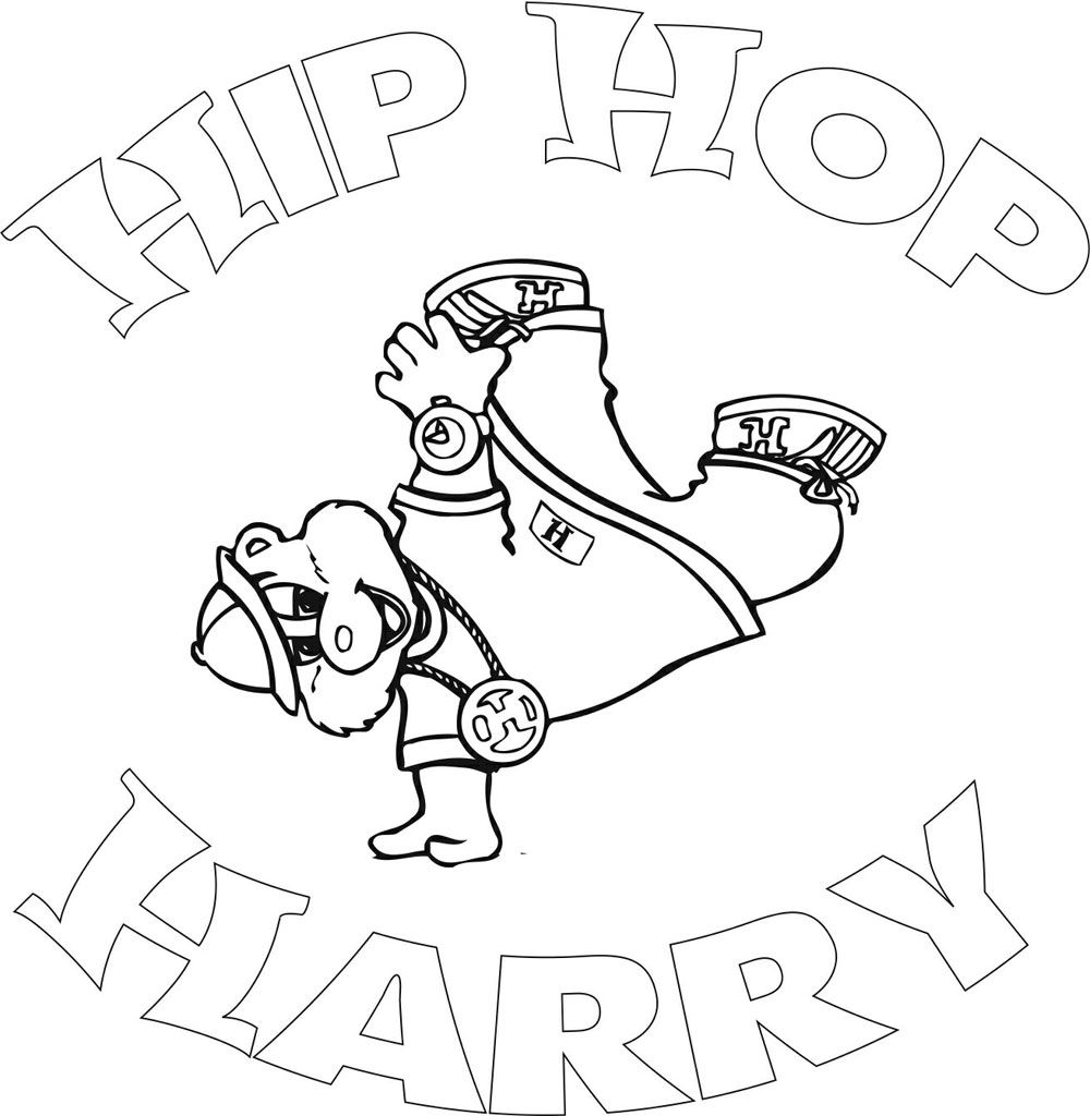 1000x1024 Coloring Pages Of Hip Hop
