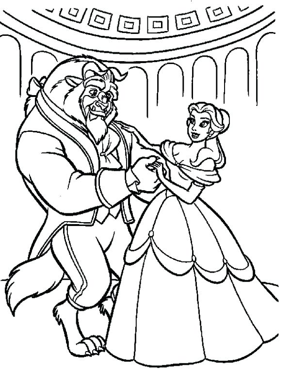600x798 Dance Coloring Page Beauty And The Beast Belle Teach The Beast How