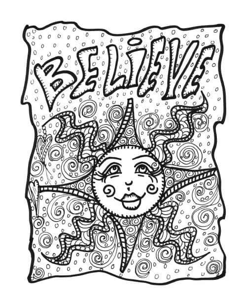 491x620 Free Coloring Pages For Adults Funky Pictures From Hippie Folk