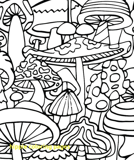 570x677 Hippie Coloring Pages