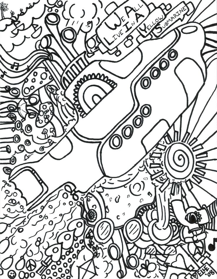 736x945 Hippie Coloring Pages