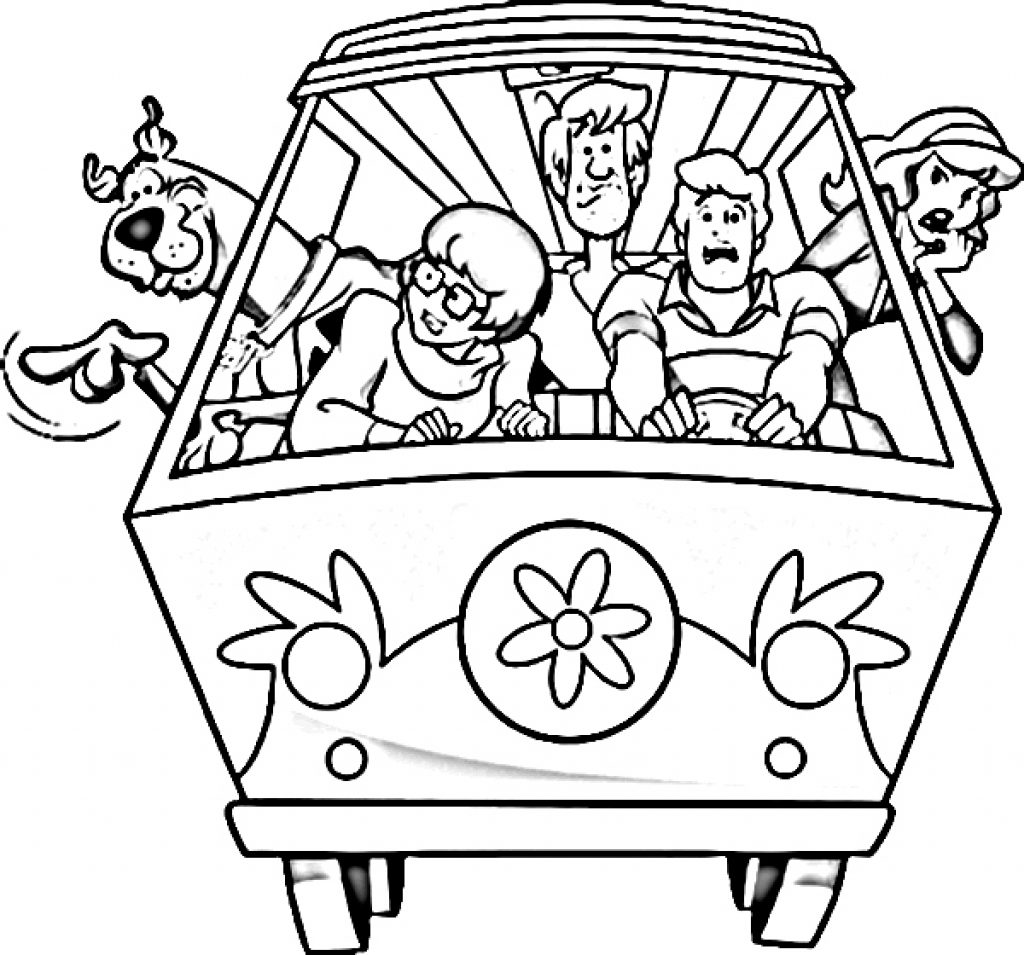 1024x955 Color Page Hippie Van Google Train Printable Coloring Pages