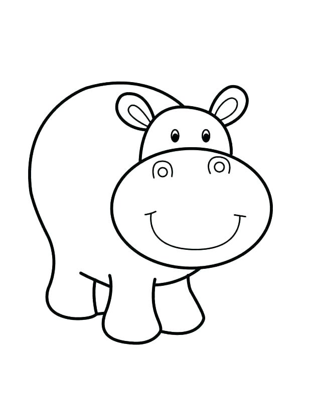 618x785 Hippopotamus Coloring Page Hippo Coloring Pages Printable Pygmy