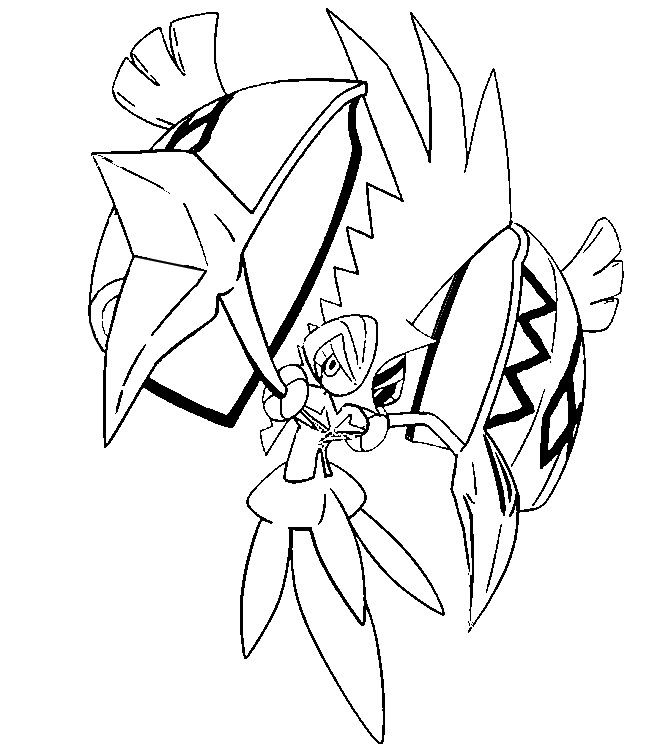 655x750 Tapu Koko Colorier Sur Ordinateur Code Pokemon