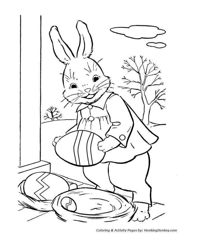 670x820 Bunny And Egg Coloring Pages Unique Best Coloring Easter