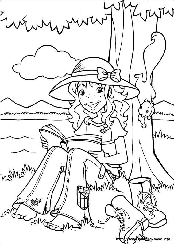 567x794 Best Holly Hobbie And Friends Coloring Pages Images