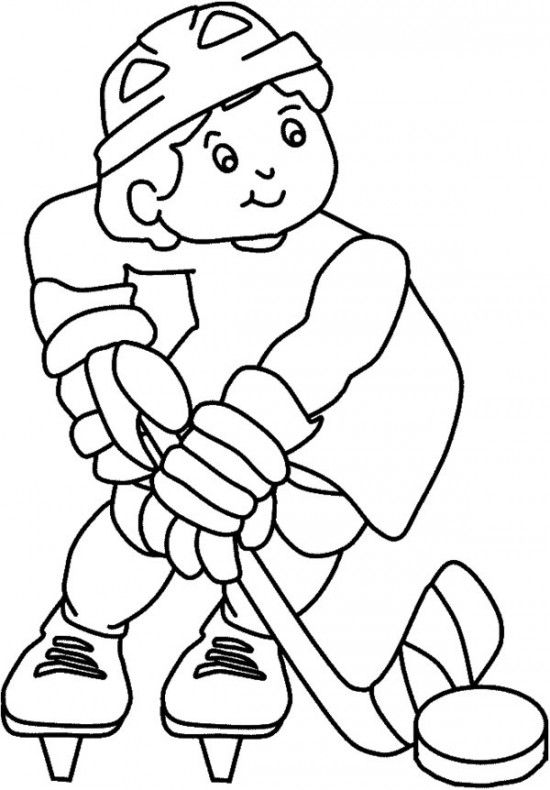 550x790 Hockey Coloring Pages Picture Hockey