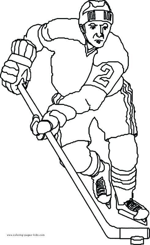 490x800 Printable Cute Hockey Coloring Pages