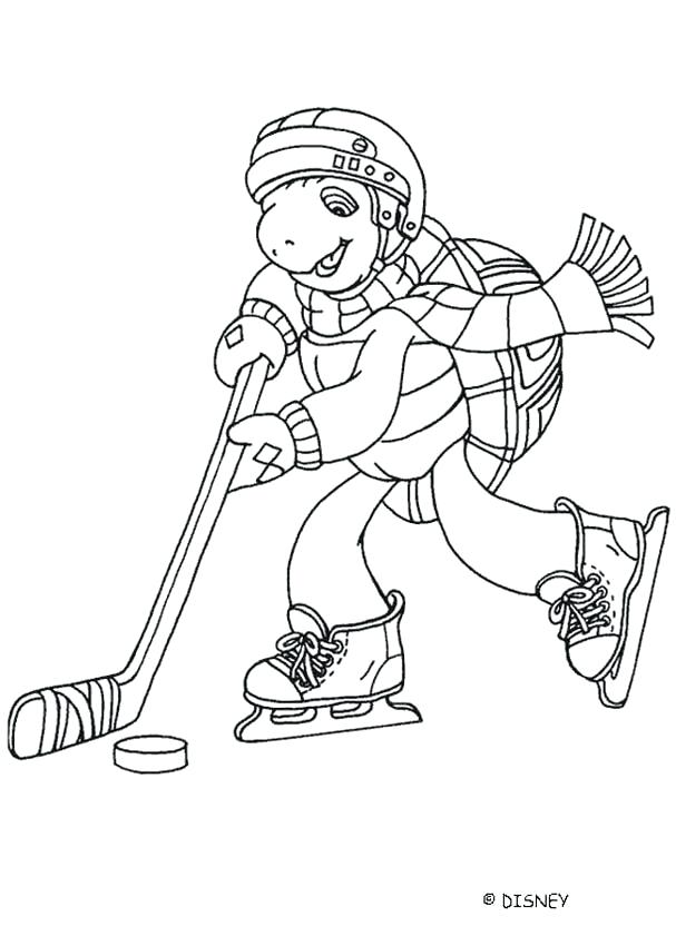 607x850 Nhl Hockey Goalie Coloring Pages Hockey Coloring Pages